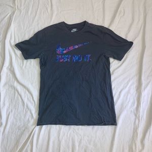 Nike Tropical T Shirt Gray Size Medium Mens